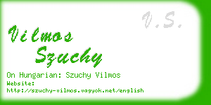 vilmos szuchy business card